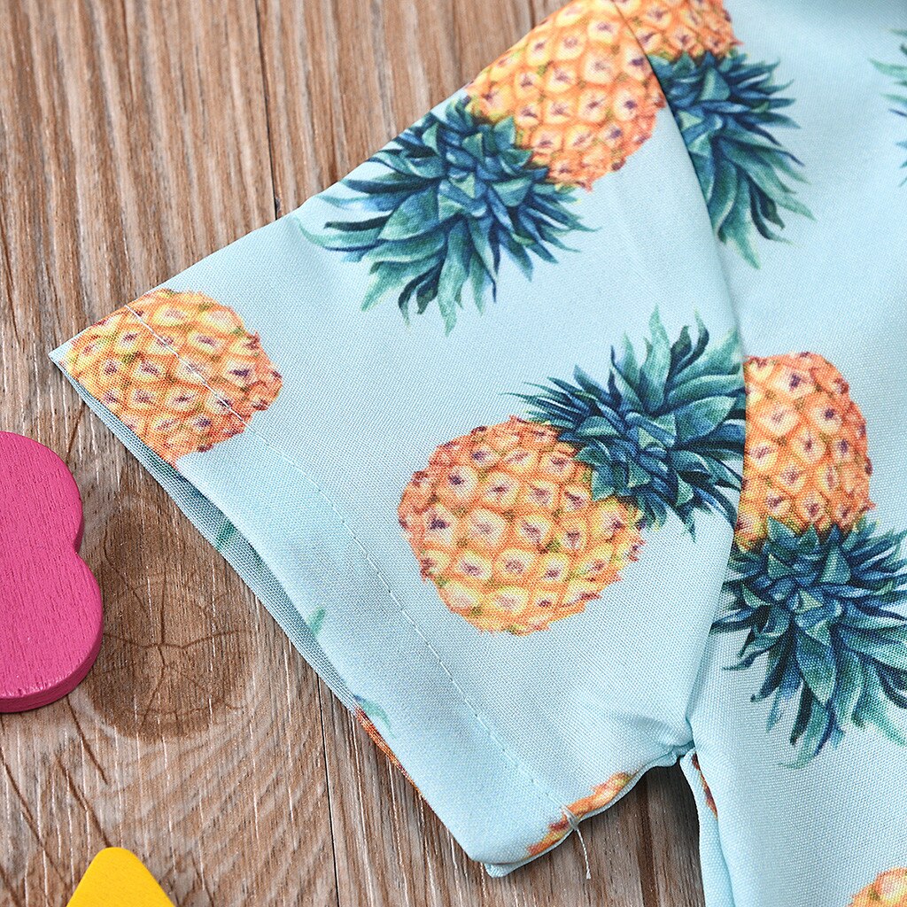 0/18M ciało niemowlęce śpioszki dla chłopców krawat Gentlement druk ananasowy romper ciało strój na lato одежда для новоржденых 0 t5