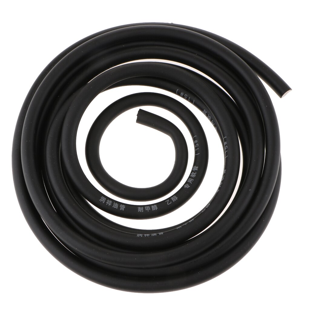 3 Meters 1/4 Inch ID Fuel Line + 20pcs 2/5'' ID Hose Clamps For Small Engines