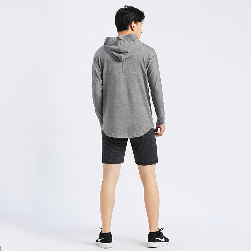 Men's Compression Hoodie - Basketball Style - Casual Sportswear - Hooded Sweatshirt