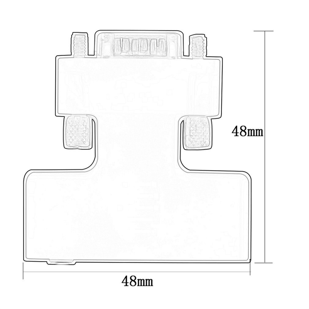 HDMI Input Female to VGA Male Converter Adapter With Audio Cable Support 1080P Signal Output