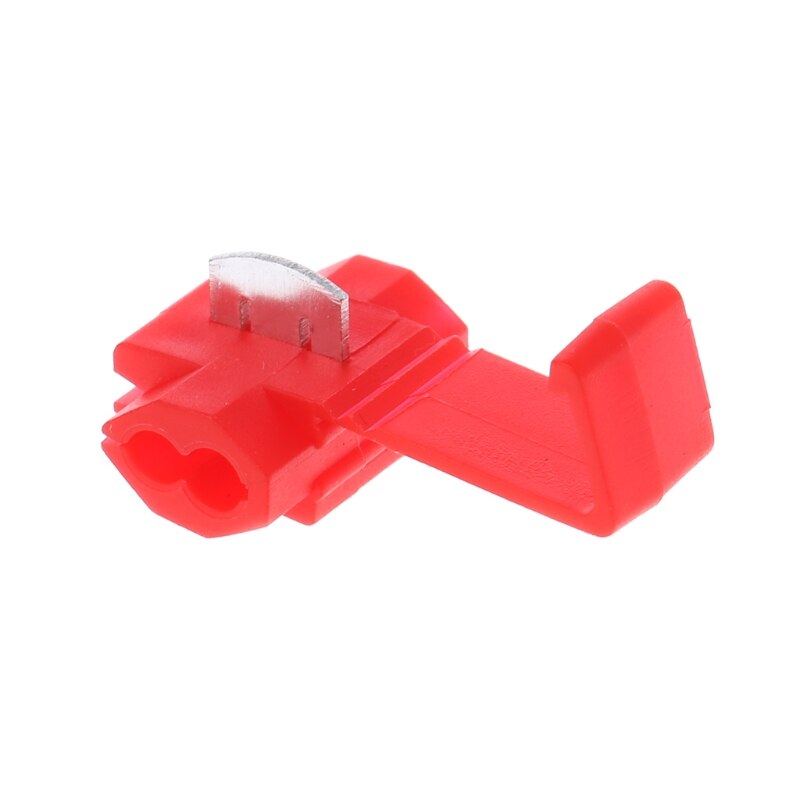 Auto 10pcs 2 Pin T Shape Wire Cable Connectors Terminals Crimp Lock Quick Splice Car Kit Tool 1XCF