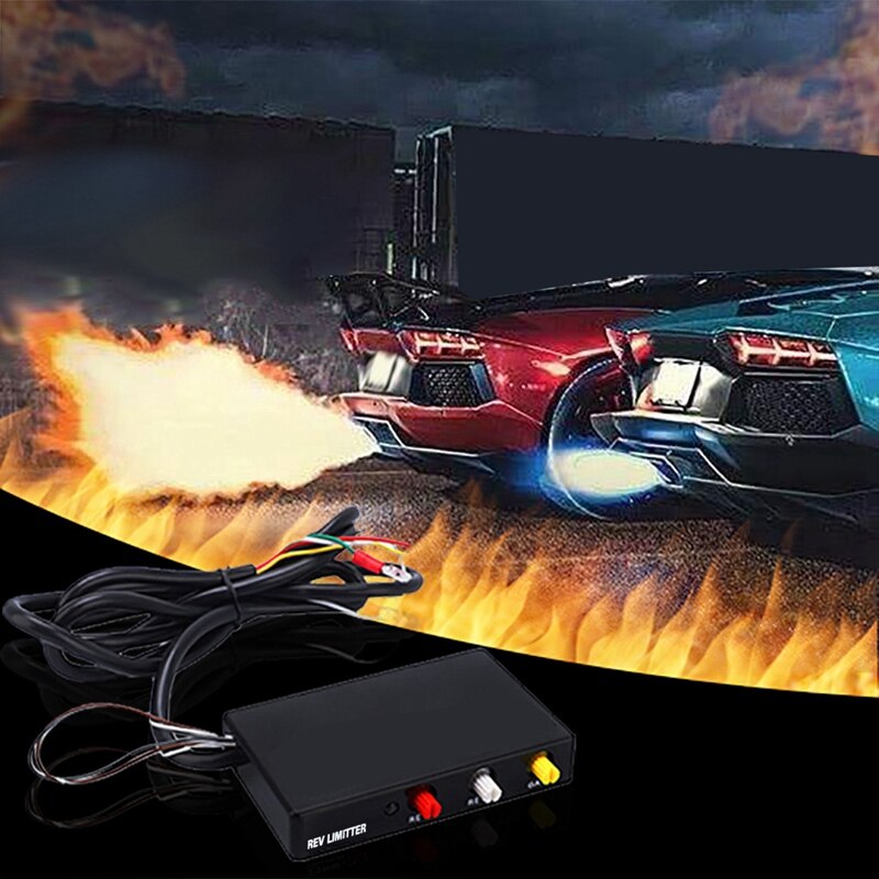Racing Power Builder Type Vlam Kits Auto Uitlaat Flame Thrower Kit Auto Ignition Rev Limiter Launch Control BX101446