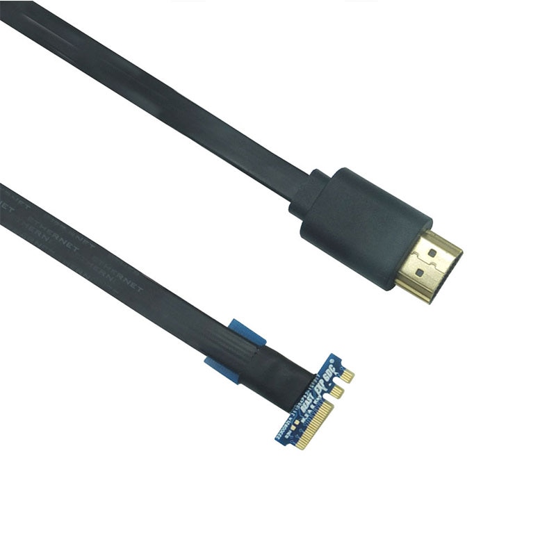 Ngff m.2 uma chave para adaptador de cabo hdmi para mini pci-e versão exp gdc adaptador de placa gráfica para portátil