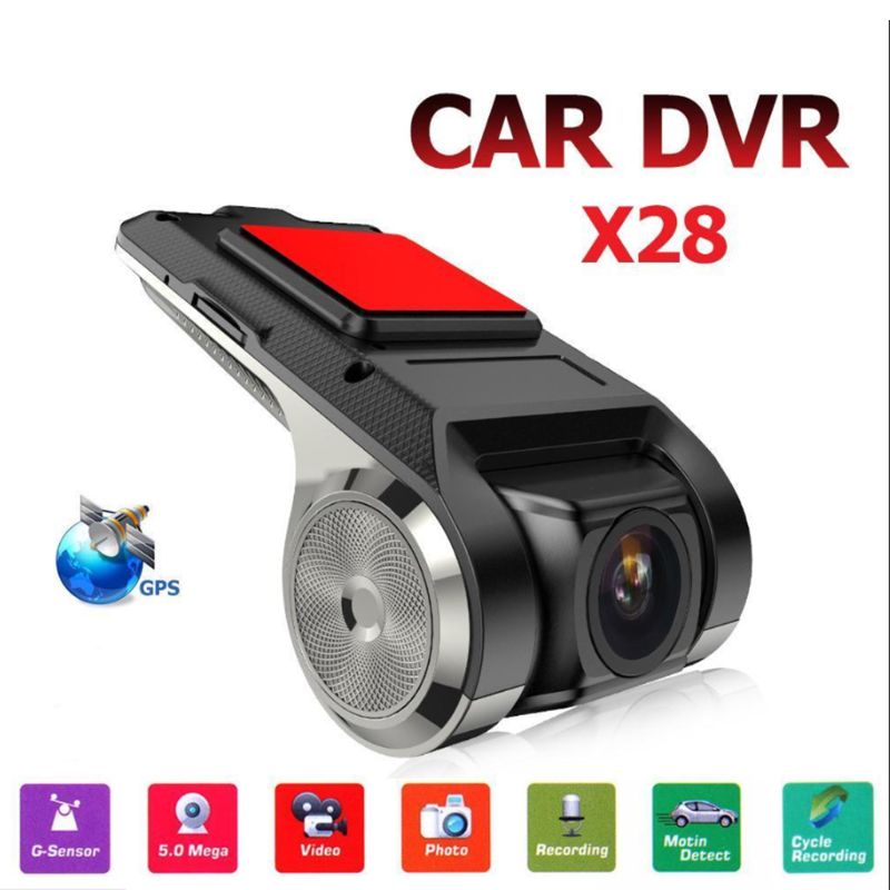 X28 Mini Auto Dvr Camera Full Hd 720P Auto Digitale Video Recorder Dvr Adas Camcorder G-Sensor Dash cam Gps Dashcam