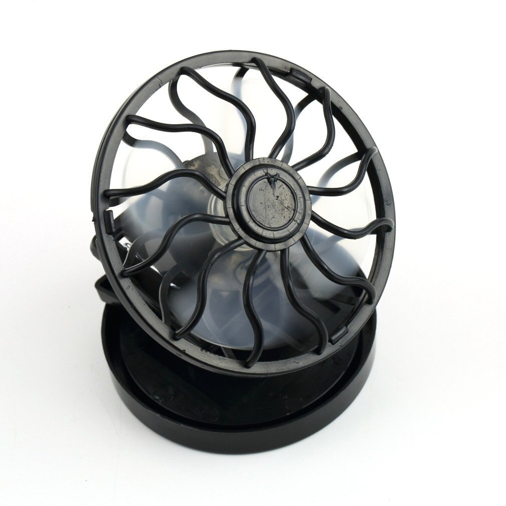 Ventilador de celda de energía Solar con Clip, Panel de energía Solar de refrigeración, portátil, fresco, negro, para viaje, pesca, escalada, Verano