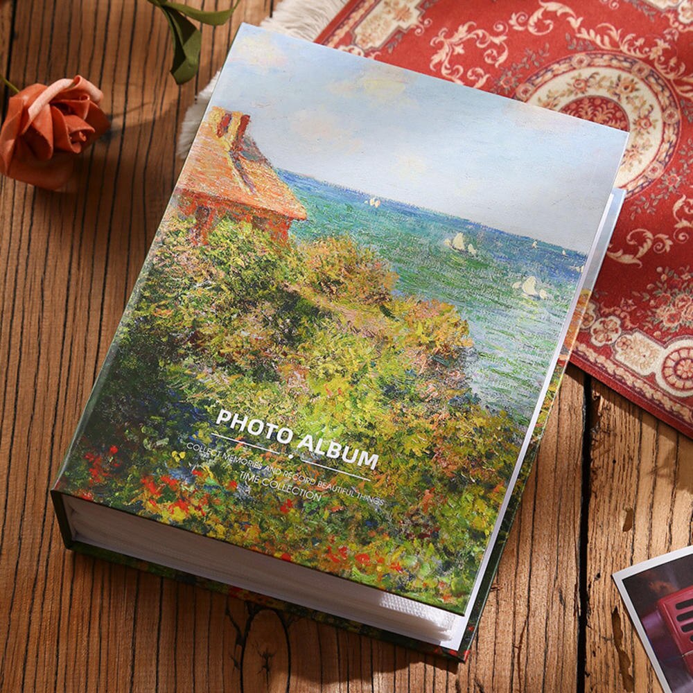 Album Photo de 6 pouces avec 100 pochettes, étui pour photos, Scrapbooking, cadre pour enfants: small house