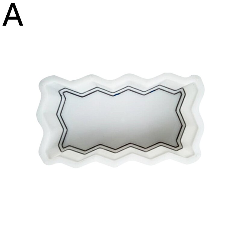 Diy Garden Villa Brick Path Maker Concrete Plastic Molds Road Path Paving Brick Tile Concrete Cement Mould Garden Decorations: 01