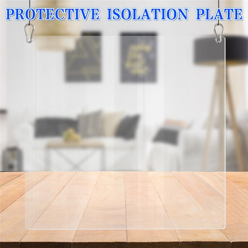 40 x 40cm Sneeze Guard Shield Protection Safety Counter Top Perfection Reception Counter Side Office Reception