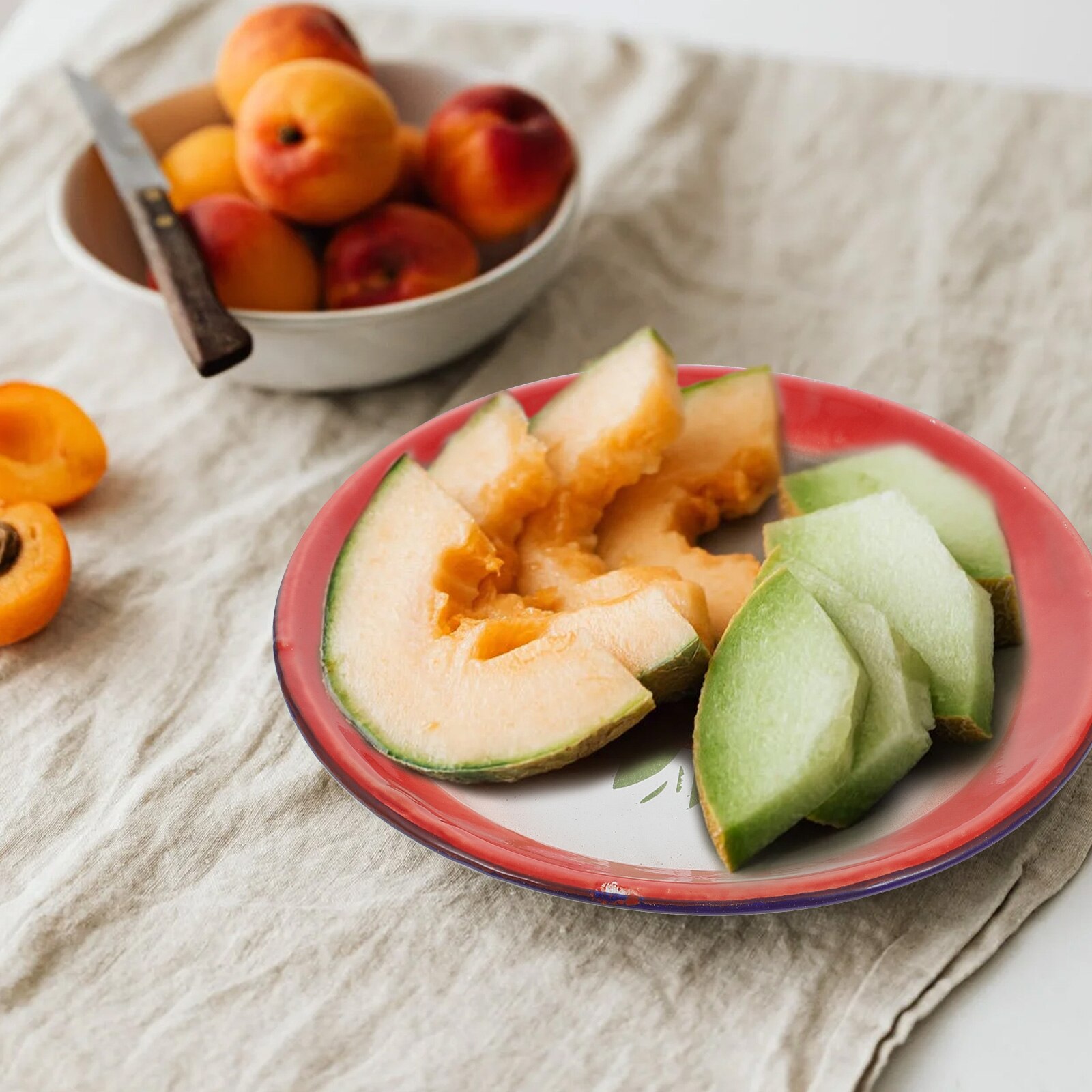 3 pcs Multipurpose Practical Food Trays Chinese Style Serving Plates for Restaurant