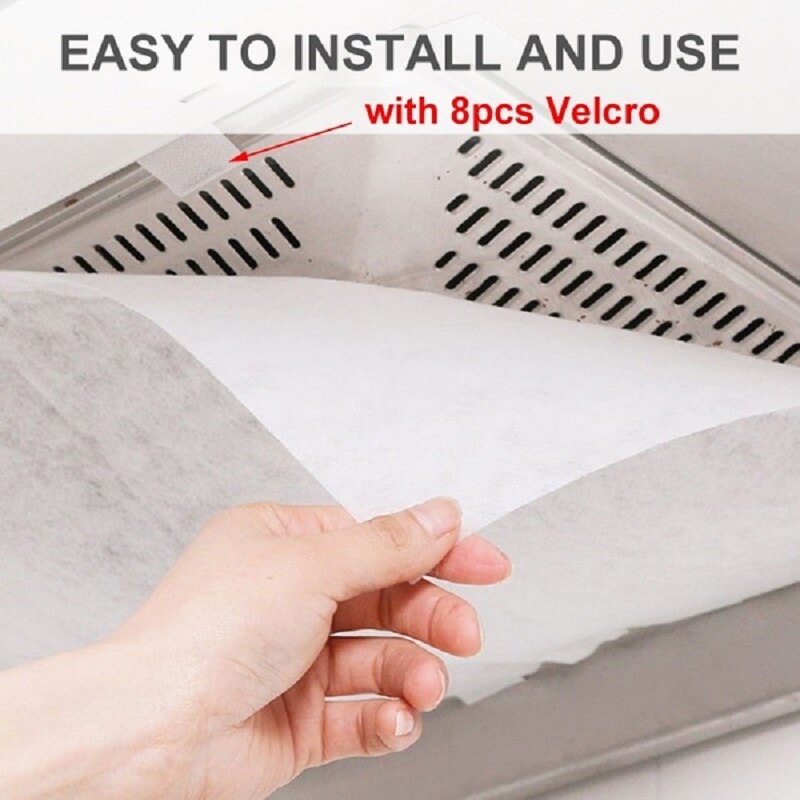 Afzuigkap Filter Papier Vellen Papier Carbon Universele Afzuigkap Afzuigkap Keuken Gereedschap Olie-Absorberend Papier Olie-proof