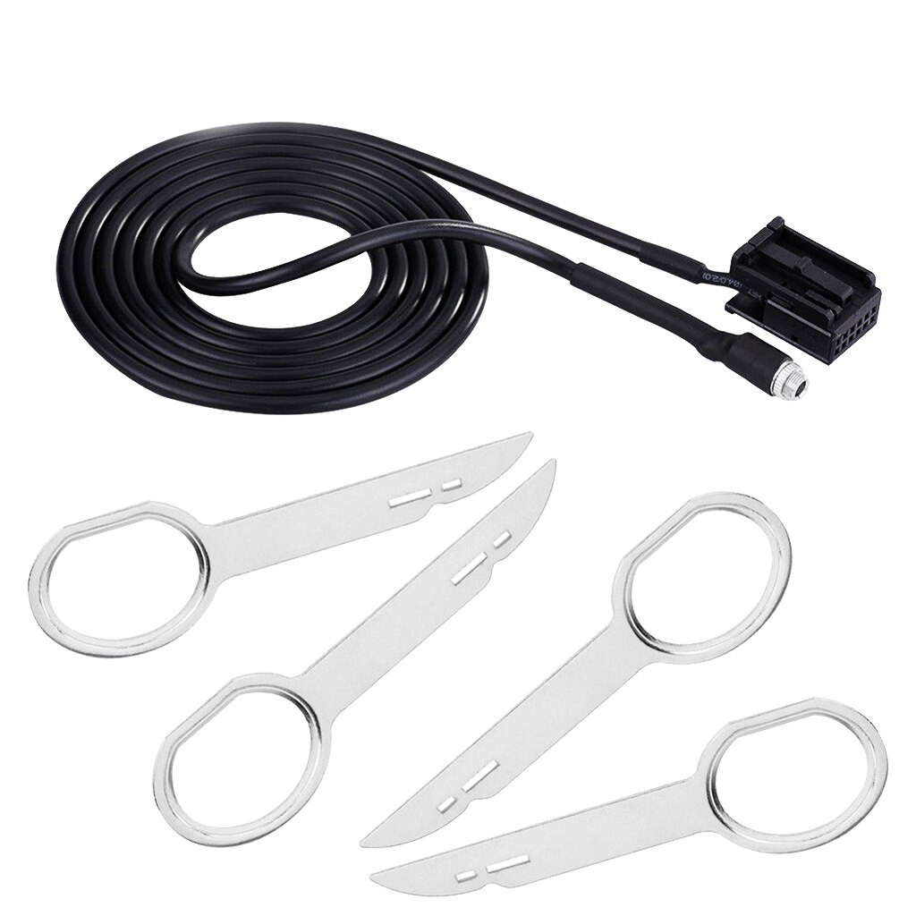 Car AUX Input 3.5mm Female Adapter Cable For Ford Focus 6000CD