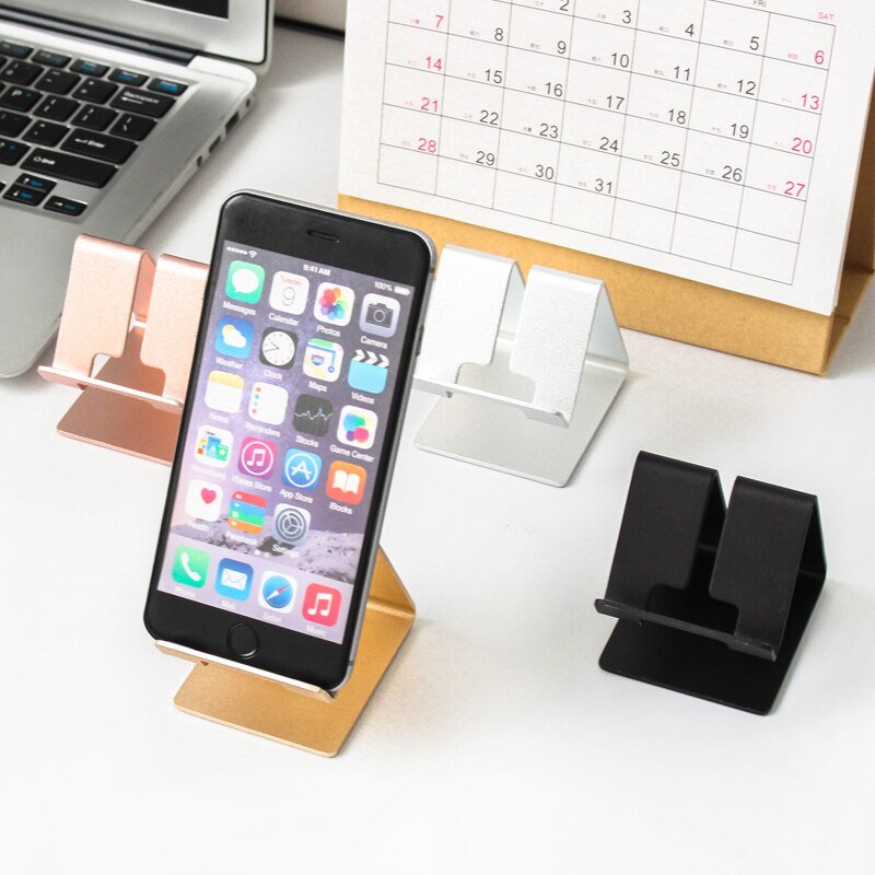 Luksus universal bordtelefon holder stand visitkort holder desktop organizer