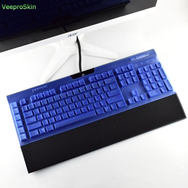 Housse de protection en Silicone pour clavier mécanique CORSAIR K95 RGB, film anti-poussière, pour ordinateur de bureau, platine