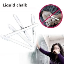 Liquid Chalk Pen Drawing Art Marker School Supplies Student Writing Dustless Erasable Novelty Smooth Liquid Chalkboard Pen