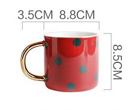 1 Pcs Vrolijk Kerstfeest Keramische Diner Plaat Set Cup Dessert Cake Gebak Fruitschaal Decoratieve Servies WF106: A 02