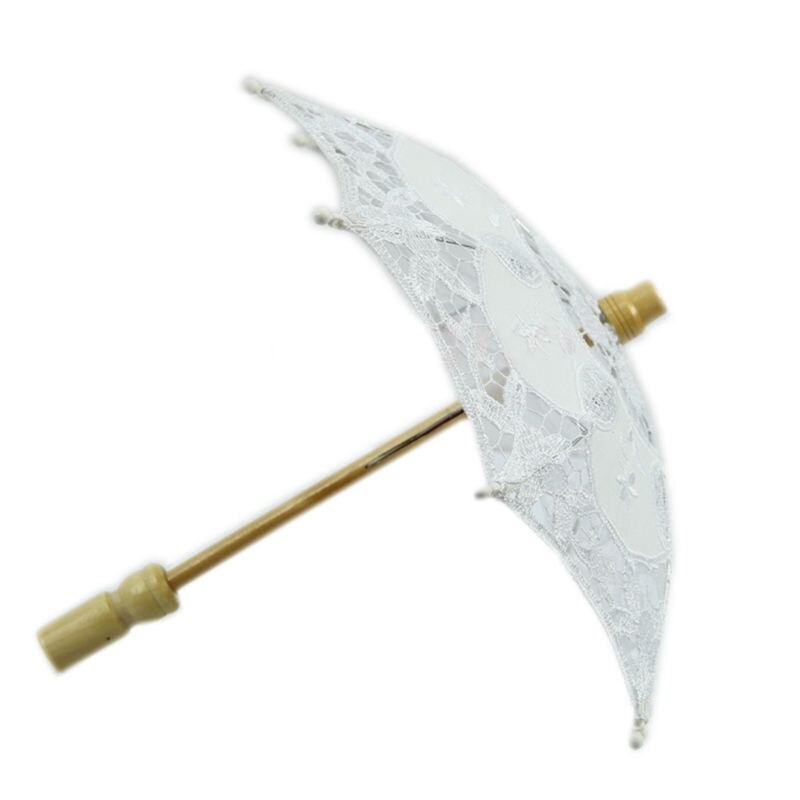 Embroidered Lace Parasol Wedding Umbrella: W