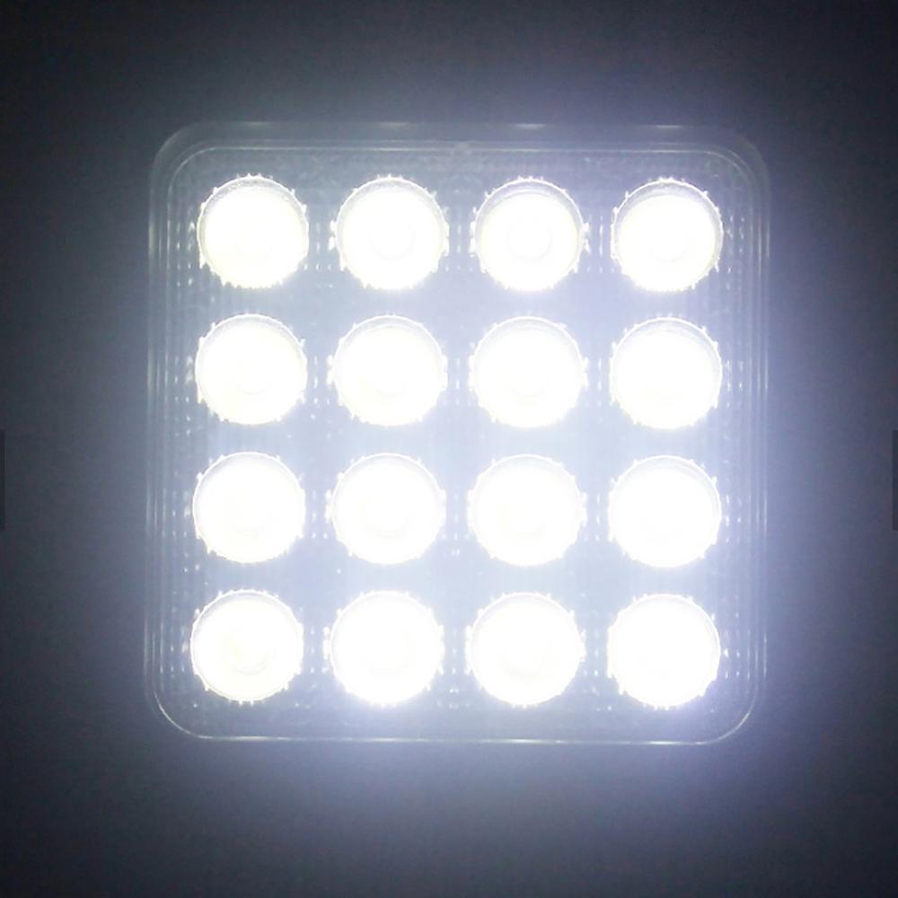 Automotive led work light 48W wild car light engineering light spotlight square bright practical lights