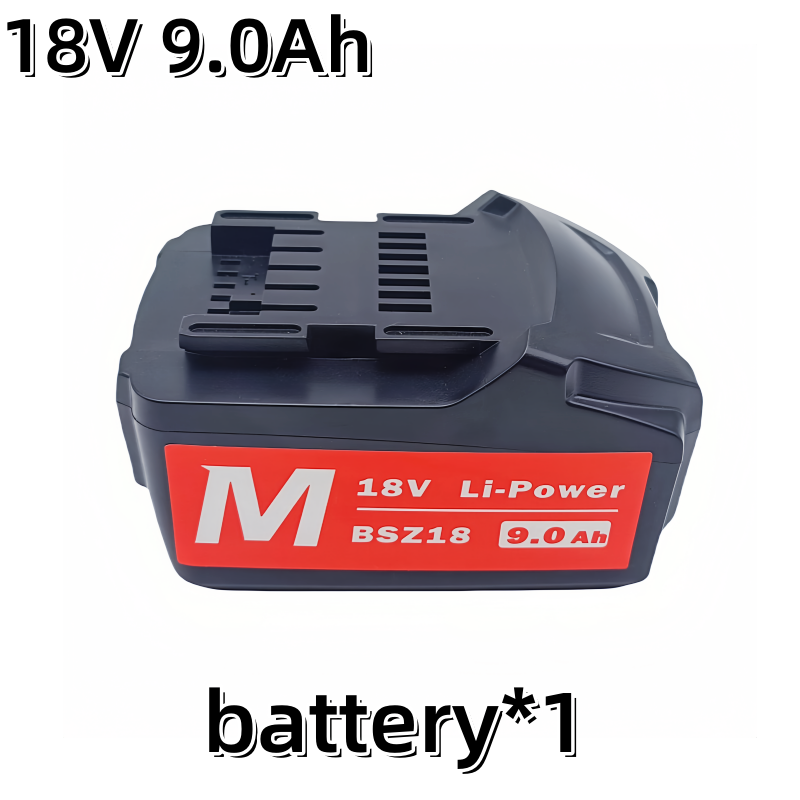 18V 3,0Ah 6,0Ah 9,0Ah Akku für Metabo Akku-Elektrowerkzeug, Ersatz für Metabo 18V 625592000 625591000 Backup-Batterien: Himmel Blau