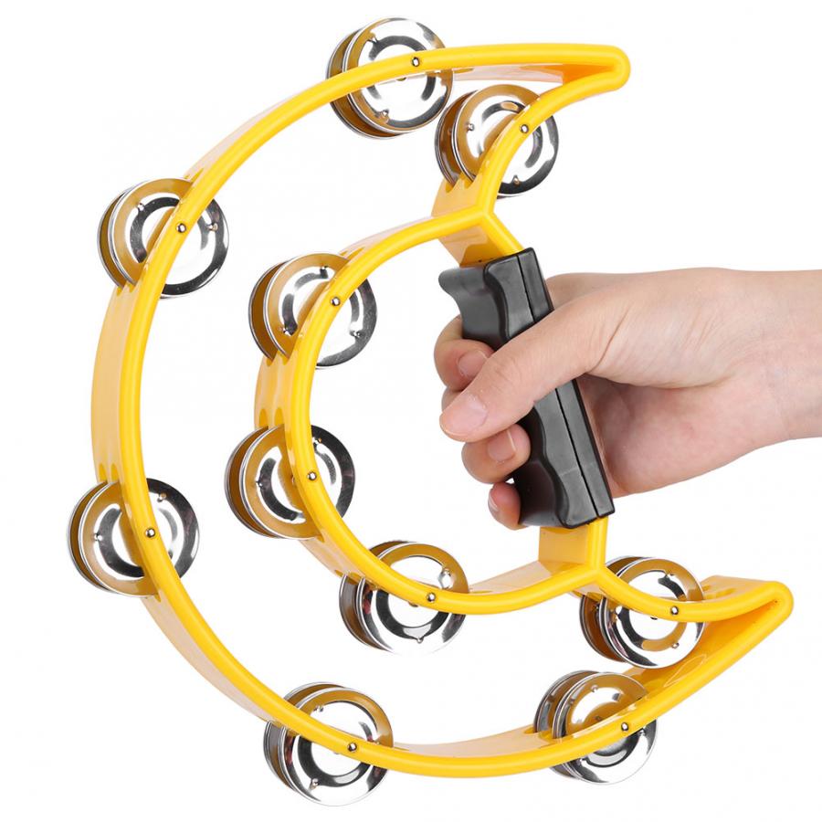 Halbmond Zweireihig Tamburin freundlicher Spielzeug einstellen Mit Sand Hammer Ei Shaker stimmen Gabel Schüttler Holz Schlagzeug Instrument