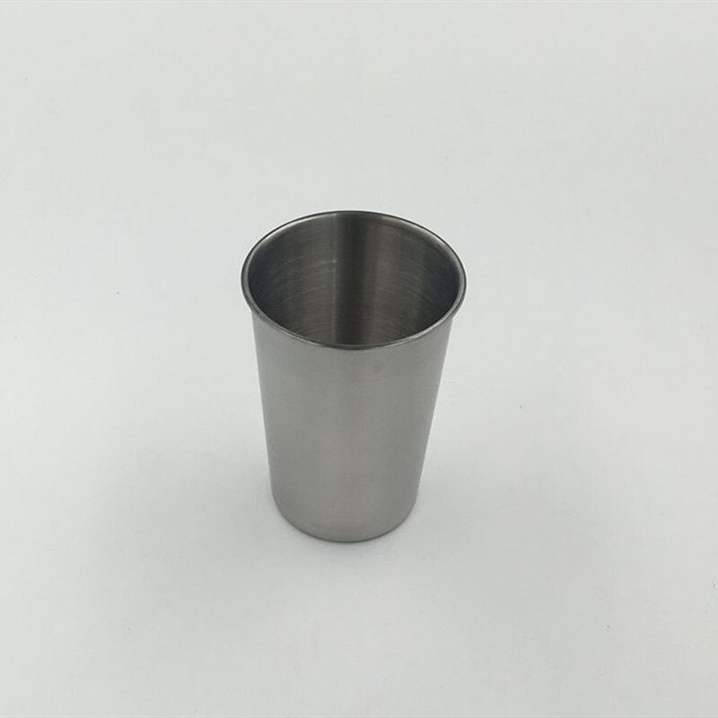 70ml/230ml/350ml/500ml tazas de acero inoxidable vaso pinta vasos metálicos al aire libre Camping viaje tazas para bebidas café té cerveza