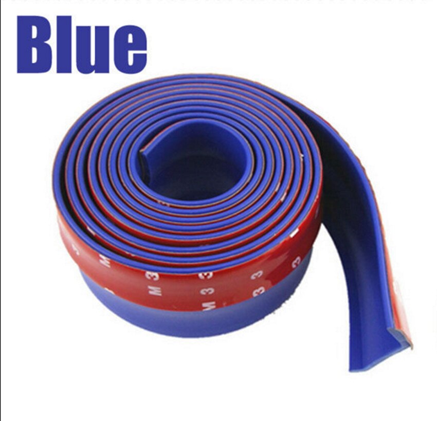 2.5M Universal Car Protector Front Bumper Lip Splitter Body Kit Bumpers Valance Chin Accessiories