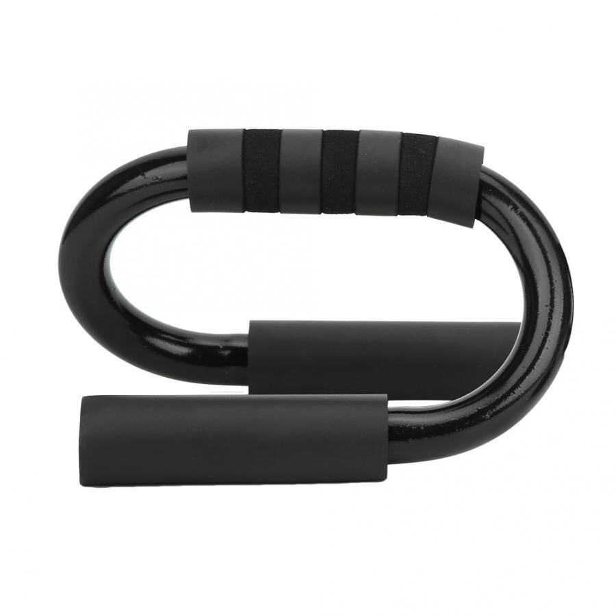 Gym S-Shape Push-up Bracket 2Pcs S-Shape Push-up Bar Bracket Chest Muscles Foam Exercise Training Indoor Fitness Equipment Home