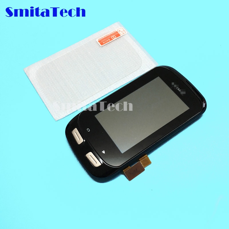 Voor garmin edge 1000 3.0 inch lcd-scherm met capacitief touchscreen fietsnavigatie voorklep reparatieonderdelen, gratis glasfolie