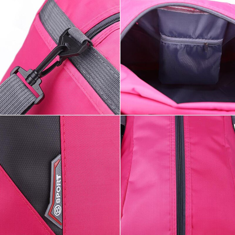 Nylon Sport Gym Bag Outdoor Waterproof women Handbag School Fitness Bag for Men Training Camping Female Yoga Duffel Bag