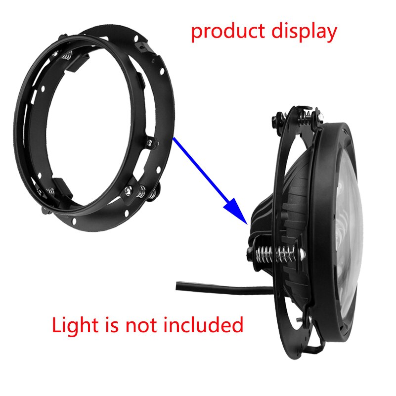 7 inch led headlight round extension mounting bracket ring for Motorcycles Headlamps 7inch Round Mounting Bracket Ring.