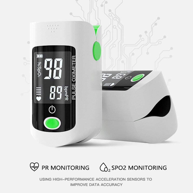 finger pulse oximeter Household Finger Oximeter Blood Oxygen Saturation Monitor Health Diagnostic Meter