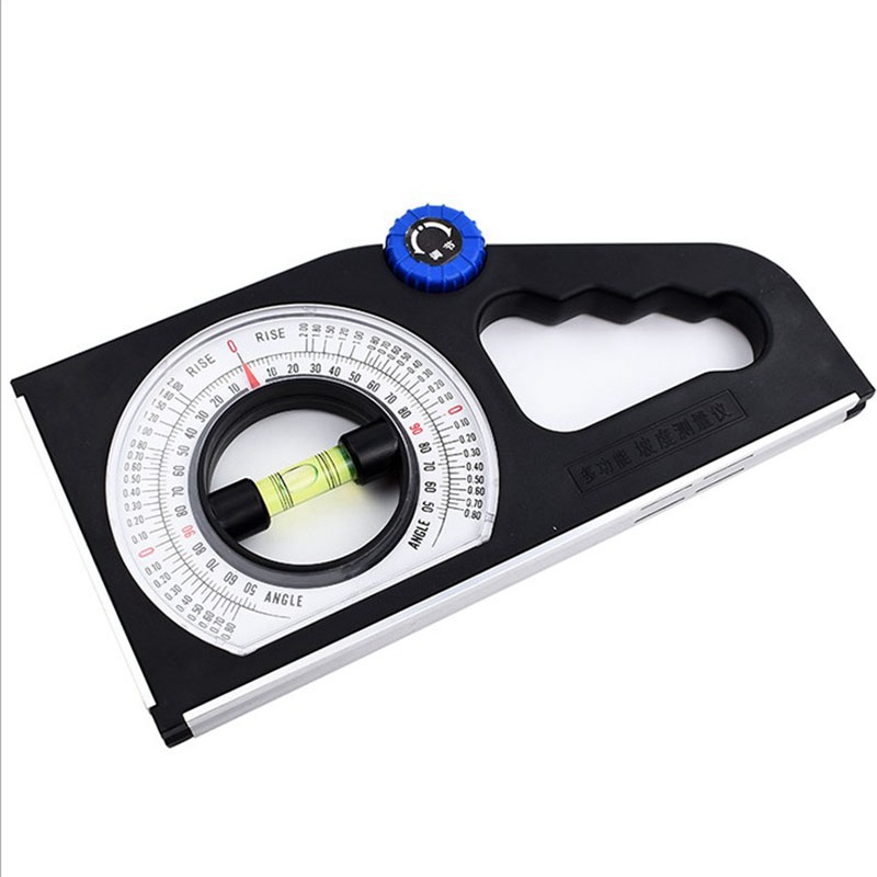 Multifunctional with Magnetic Gradient Measuring Instrument Universal Oblique Angle Protractor Angle Slope Meter Angle Foot Slop