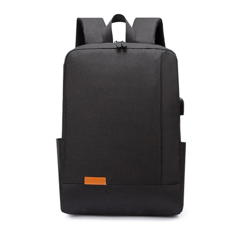 FANDARE Uniseks Rugzak Casual Schoudertas met USB-aansluiting Bagageriem Schooltassen voor 15.6 inch Laptop Backpack School Reizen Leerling Rugzaktassen Duurzaam Polyester Zwart