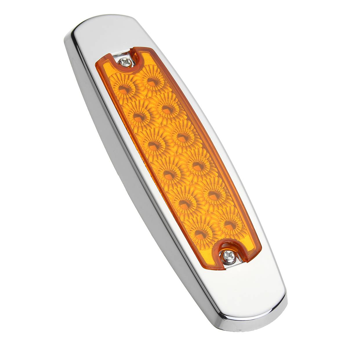 LED Side Light Clearance Yellow Red White 12 LED Truck Trailer Lights For Peterbilt 24V