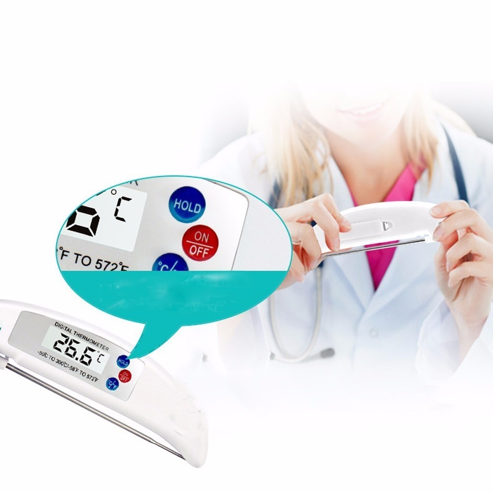 Termómetro digital para carne, termómetro de cocina, termómetro para cocinar carne, termómetro para barbacoa, termómetro para carne, termómetro para agua y leche, utensilios de cocina.