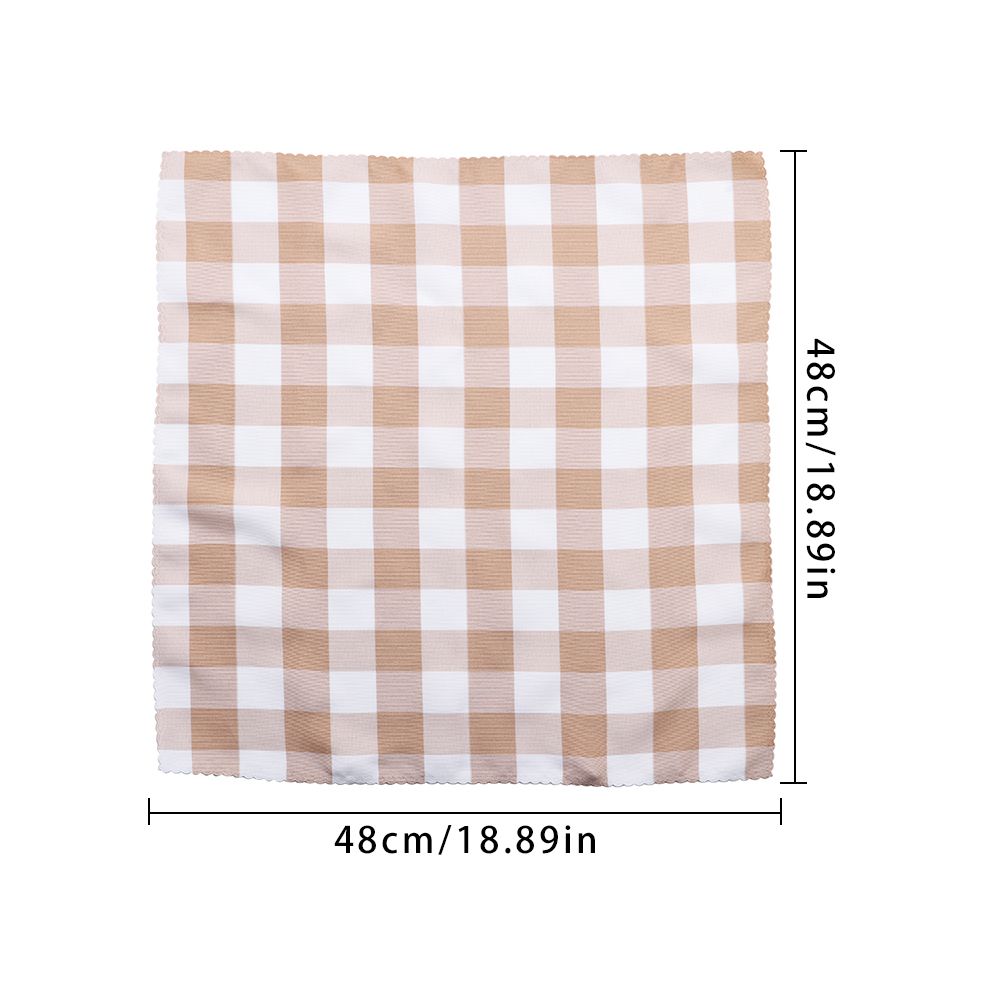 48×48CM ślub kieszonkowe dzieci Tabela dekoracja obiad dekoracje kwadrat Tabela serwetki pled płótno serwetki klasyczny Tabletop serwetka