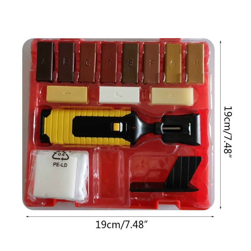 Ceramic Tile Repairing Tool Set Multifunction Household DIY Wooden Floor Crack Fill Tile Surface Repair Kit
