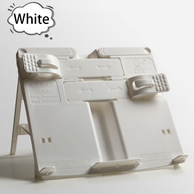 Adjustable Reading Book Stand Portable Non-Slip Metal Folding Textbooks Tablet Display Holder Book Stand For Kids and Adults: C