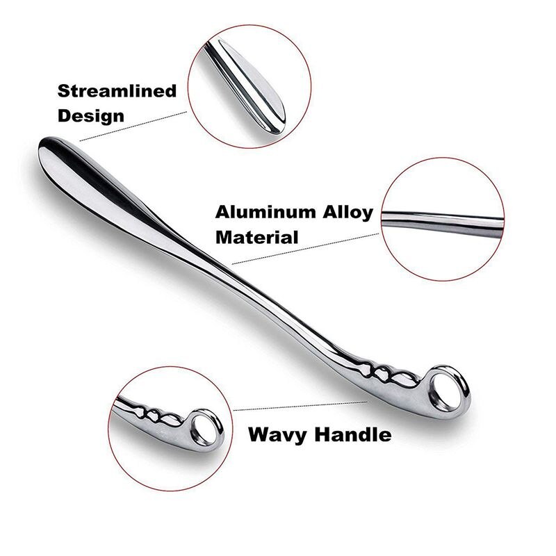 Extra Long Metal Shoe Horn Solid for All Size Shoes Boots with Loop Handle