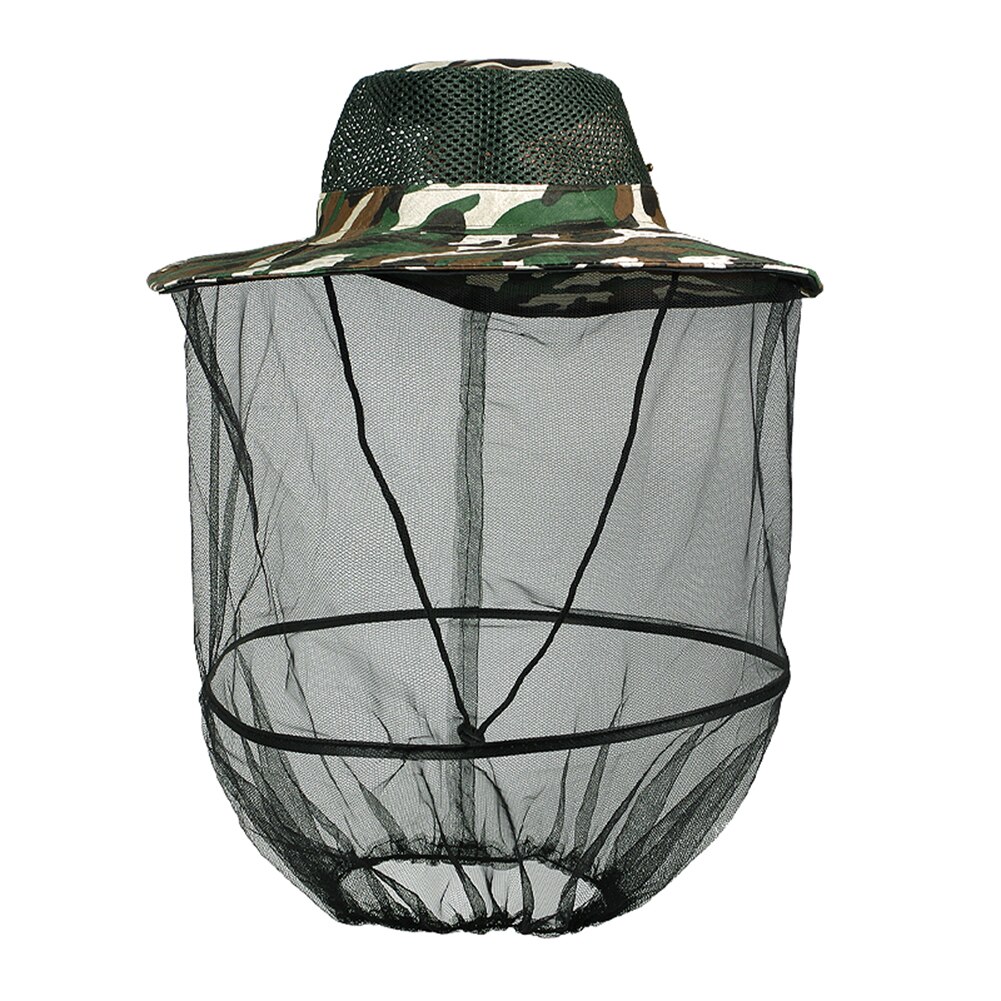 Mosquito Insect Mesh Cap Insect Hoed Vissen Hoed Bug Mesh Proof Cap Mug Hoed Hoofd Gezicht Protector Net Voor Outdoor vissen: A