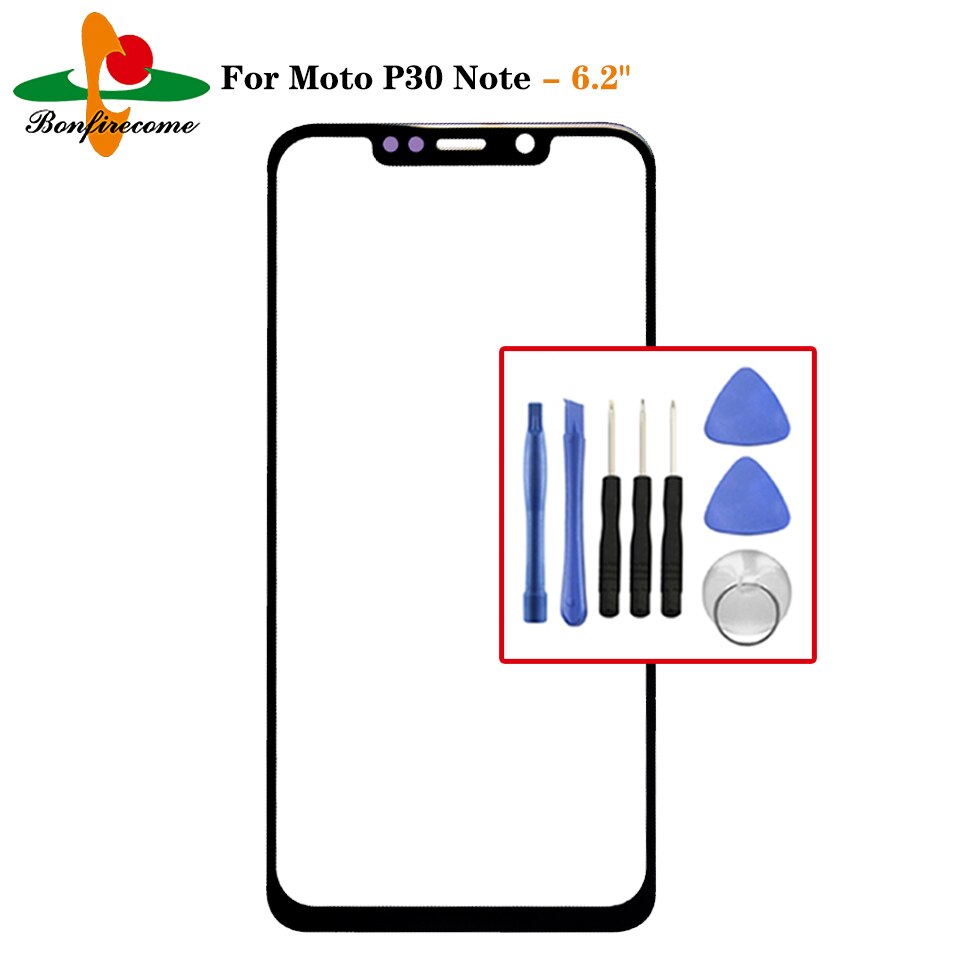 Outer Screen For Motorola Moto P30 Note Touch Screen Front Panel LCD Display Outer Glass Cover Lens Repair Replacement