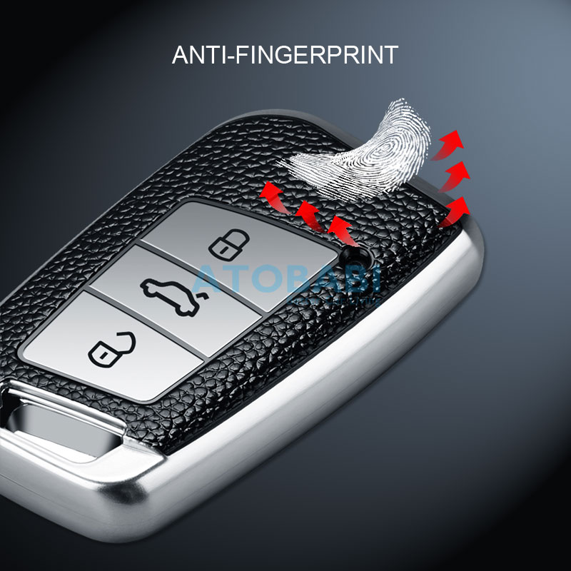 Funda de cuero TPU para llave de coche para VW Magotan Volkswagen Passat B8 Skoda Superb Kodiaq A7 llavero inteligente Protector de llavero remoto
