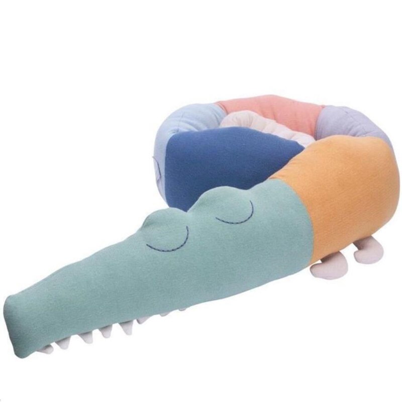 Newborn Baby Bed Bumper Playen Crib Bumper Crocodile Kids Plush Pillow Toys Safety Gate Bedding Infant Fence Children Room Decor: 2