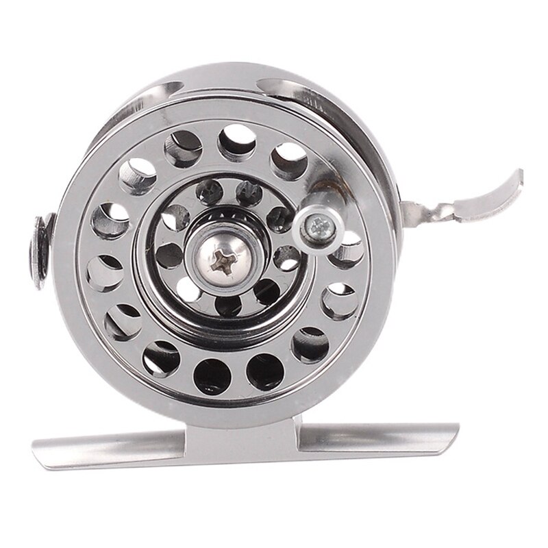 6cm Winter Fly Fishing Reel All Metal Left/Right Hand Ice Fishing Wheel Carp Fishing Accessories