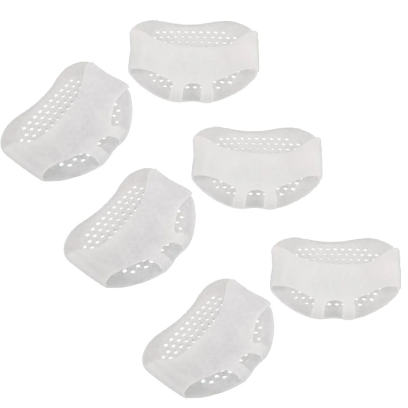 Silicone Metatarsal Pads Toe Separator Pain Relief Foot Pads Orthotics Foot Massage Insoles Forefoot Socks Foot Care Tool: PURPLE