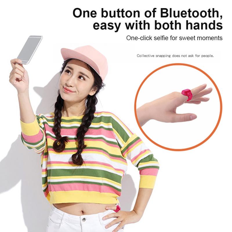 Einstellbare Tragbare Geräte Clever Finger Ring Telefon Bluetooth Fernbedienung Foto Empfindliche Reaktion Selfie Telefon Zubehör