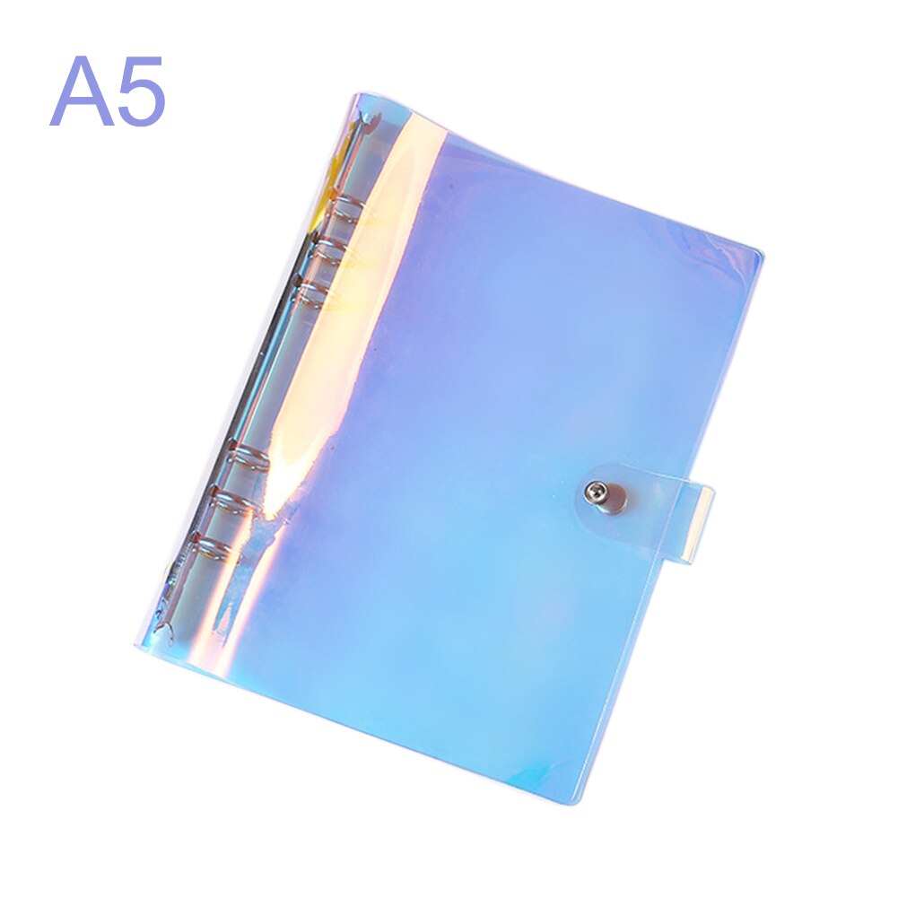 6 löcher PVC Bindemittel Ordner A5 A6 A7 Datei Abdeckung Für Tagebuch Hinweis Buch Tagebuch Notizblock Planer Agenda Schule Büro liefert: A5