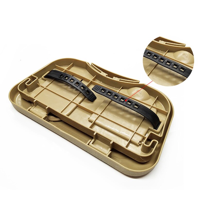 Mesa plegable para asiento trasero de coche, estante de plástico para bebidas y comida, soporte para vasos, bandeja, escritorio S55
