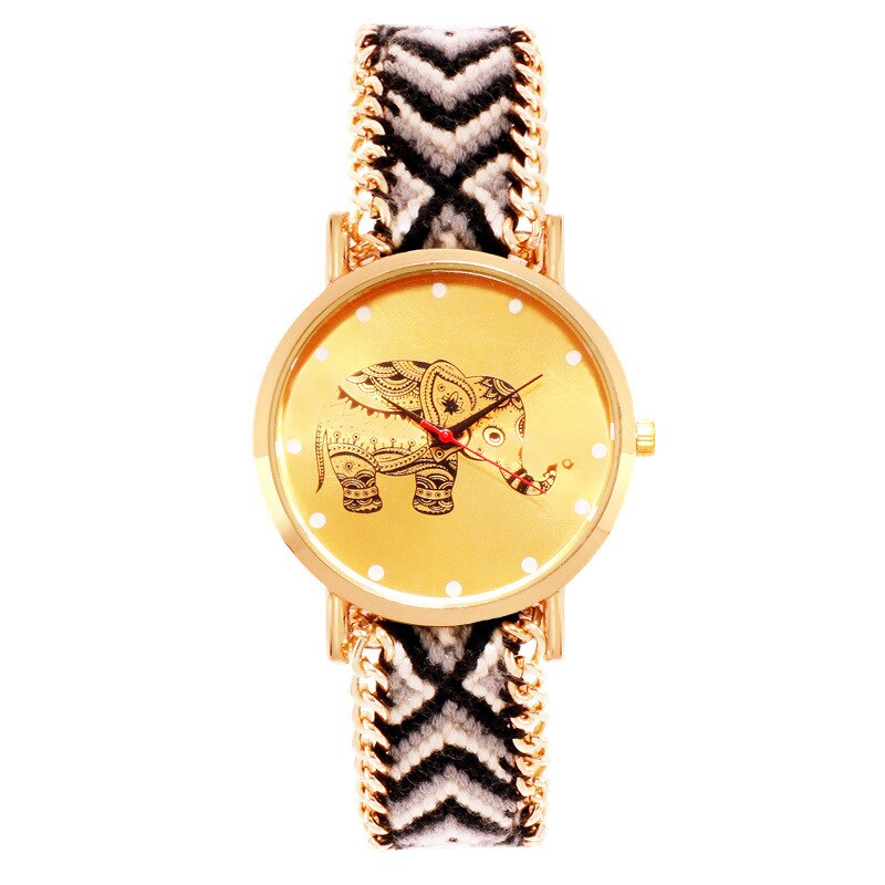 Montre à Air pour femmes, Style ethnique, tissé à la main, chaîne en laine, attrape-rêve, Simple, , bijoux, bricolage: C-2