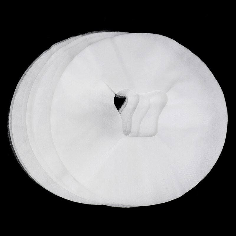 Almohadillas desechables para reposacabezas de masaje, funda de cojín para la cara, fundas de descanso para la cabeza, 100 unidades