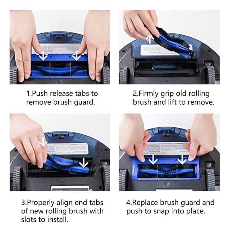 AD-Kit de accesorios Compatible con Eufy Robovac 11S, Robovac 30, Robovac 30C, Robovac 15C, aspiradora robótica accesorio 8X Cleaner F